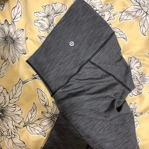 Lululemon Wunder Under Luxstreme Sz 2 Heather Grey